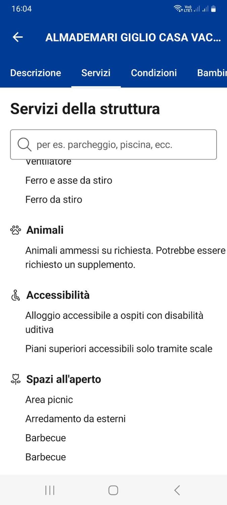 Сasa de vacaciones Almademari Giglio Casa *